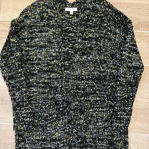 New Directions Black and Yellow Cardigan Sweater